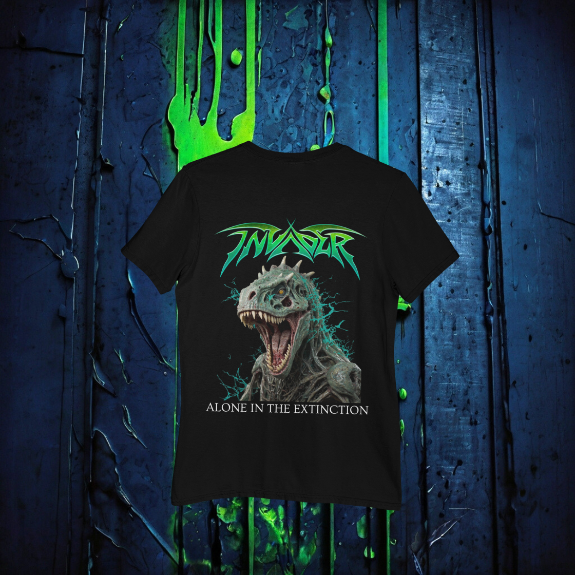 “Alone in the Extinction” – Invader (Quito, Ecuador)