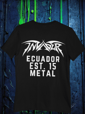 Camiseta Logo Blanco – Invader (Est. 2015 – Ecuador)