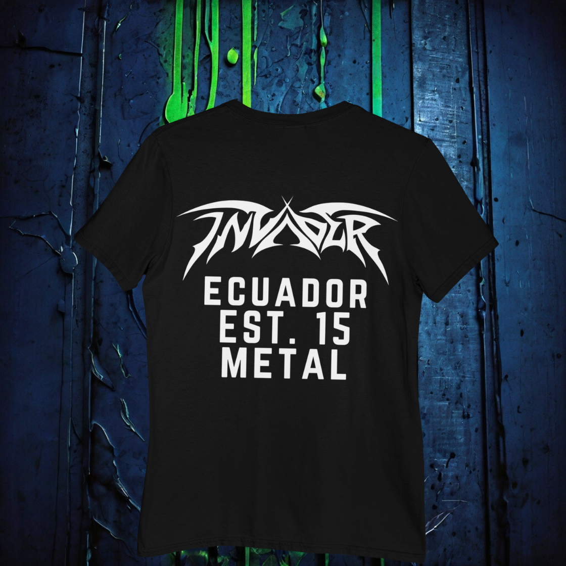 Camiseta Logo Blanco – Invader (Est. 2015 – Ecuador)